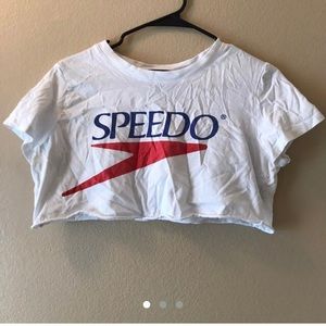 Speedo crop top 💙❤️